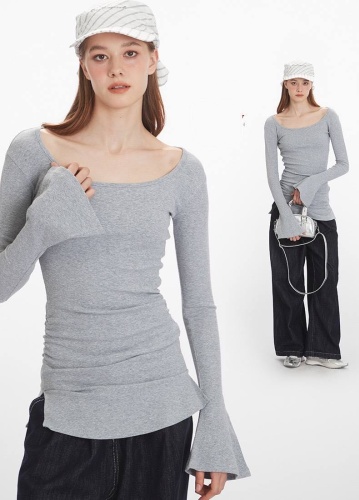 Лонгслив SHOPITO серебристый