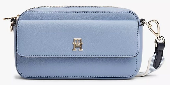 Мини-сумка Tommy Hilfiger полиуретан голубой