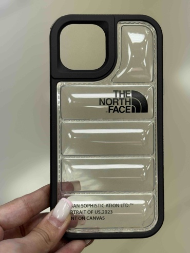Чехол Fashion Case для Apple iPhone 15 черно-прозрачный