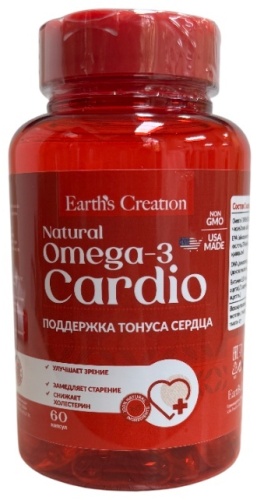 Earth's Creation Омега 3 Кардио таблетки 60 шт