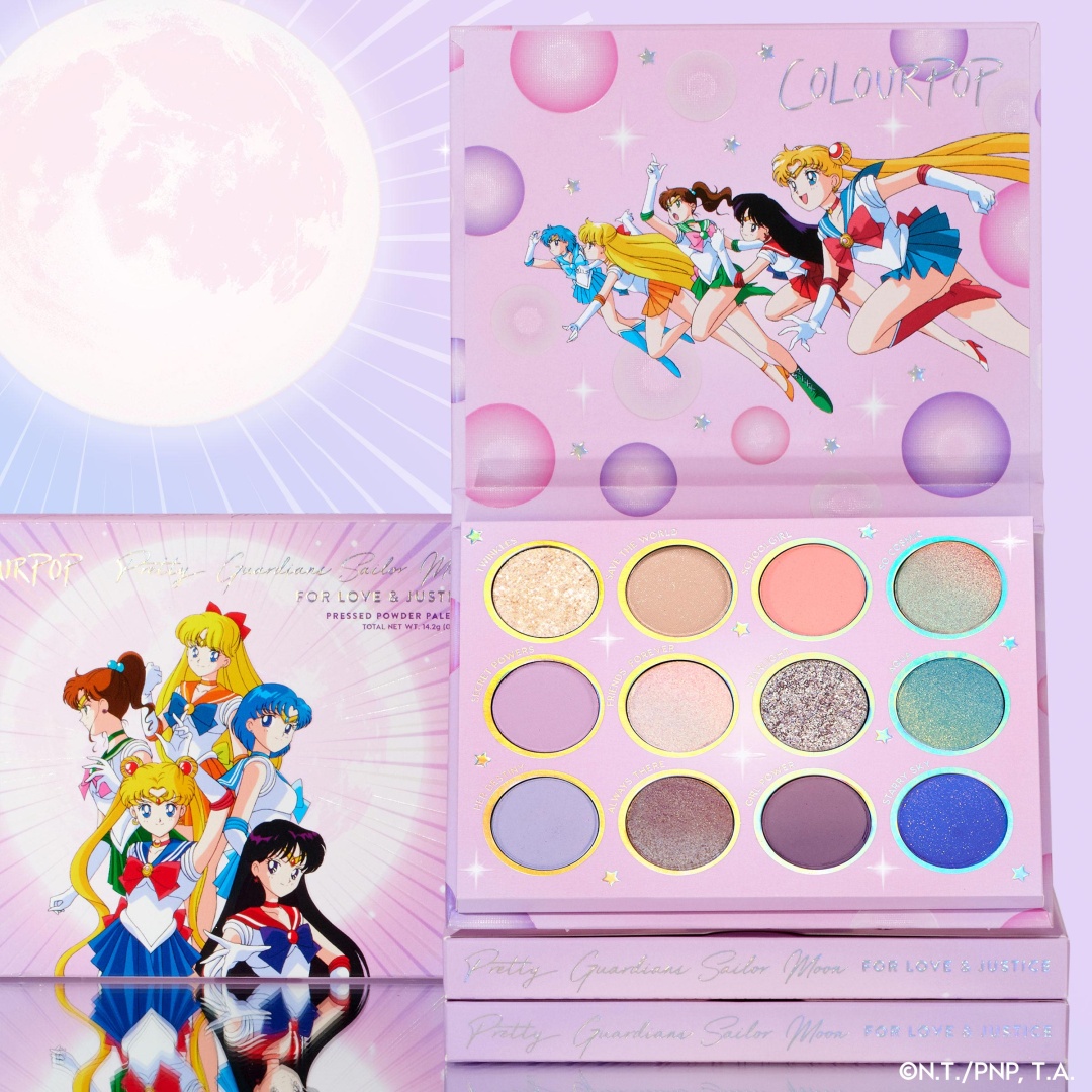 ColourPop тени прессованные Sailor Moon Холодные