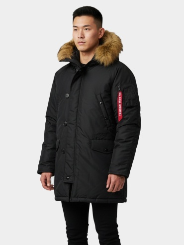 Парка Alpha Industries черный