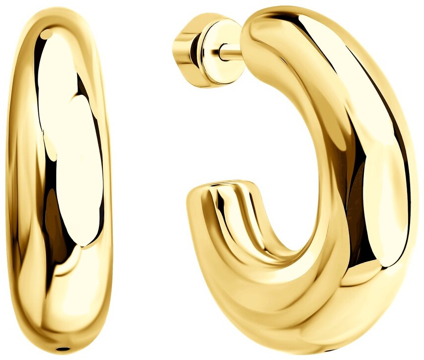 Серьги SOKOLOV 93022572 вес 6.81 г серебро, без вставок
