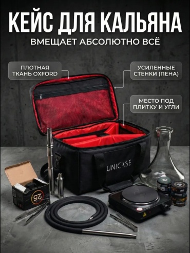 Мини-сумка Universal Case текстиль красный