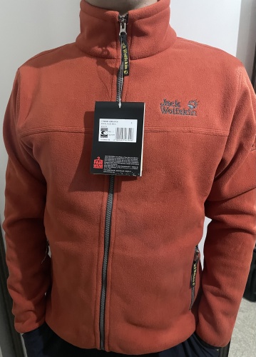 Флиска Jack Wolfskin оранжевый
