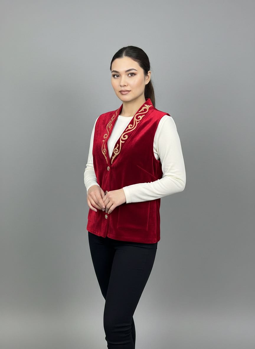 Национальный костюм Meri collection красный
