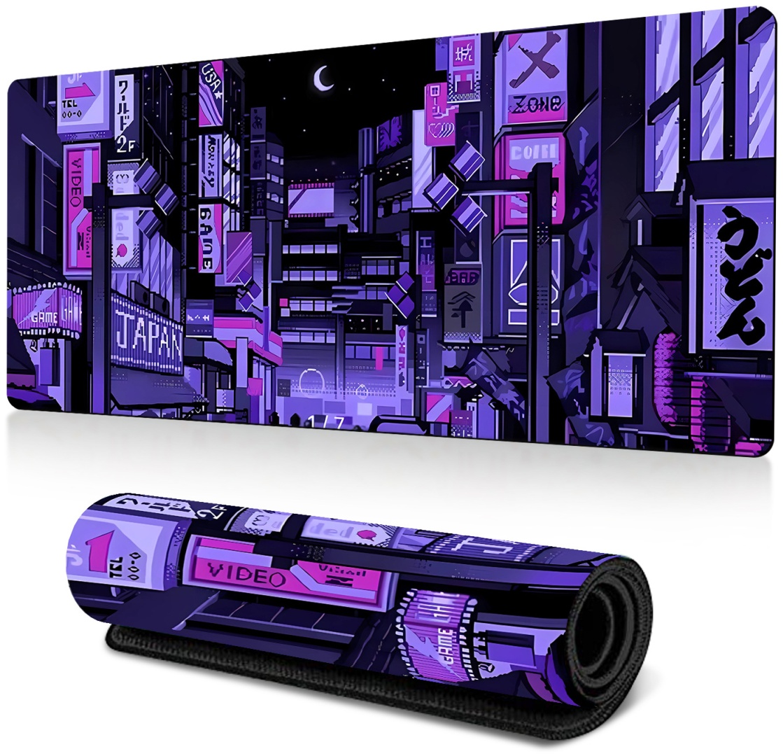 Коврик для мыши ALLEXIR Japan city 900x400x3 мм рисунок