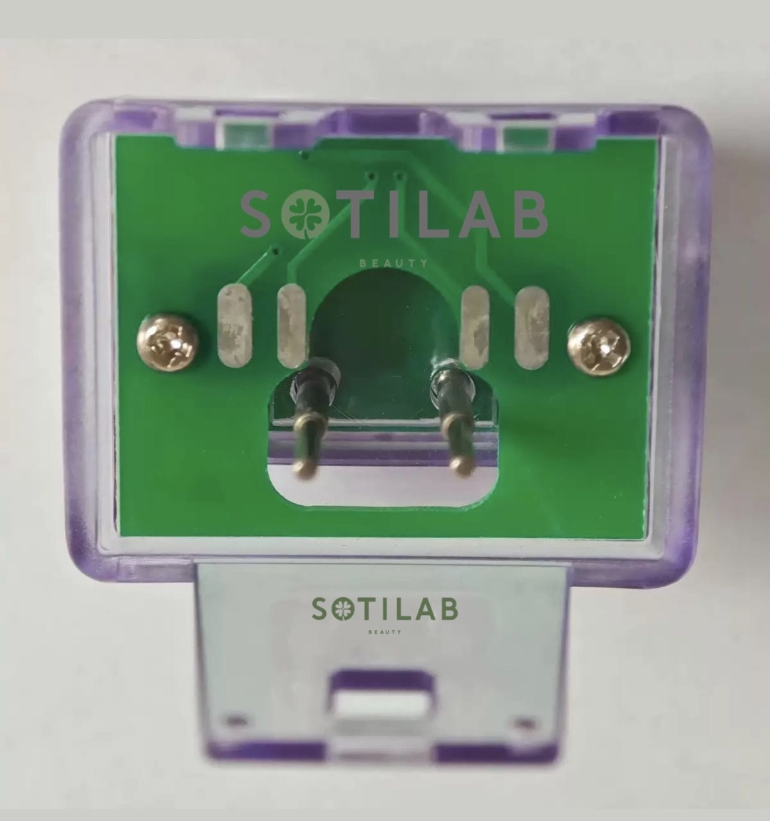 Аппарат Sotilab Картридж микроигольчатый на морфеус 4 контакта зеленое плато сиреневый