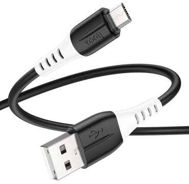 Кабель Hoco USB TypeC (M), micro-USB 2.0 (M), 1 м, X82 черный