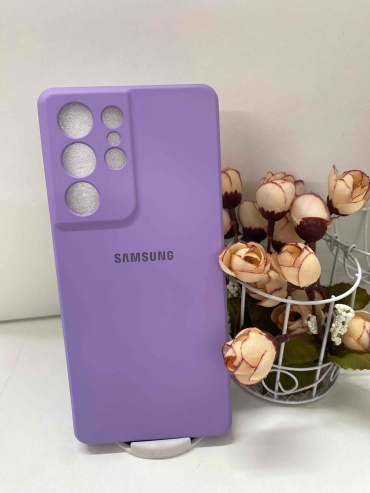 Чехол 100baksovwallet для Samsung Galaxy S21 Ultra лавандовый