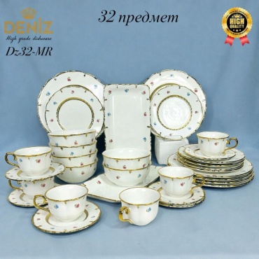 Сервиз на 6 персон Deniz , предметов: 32, чайно-столовый, фарфор