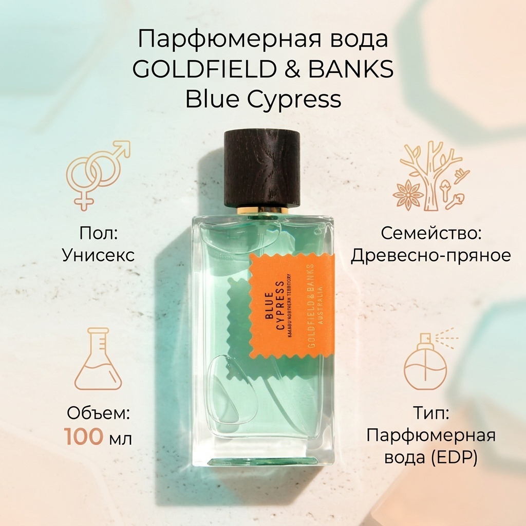 GOLDFIELD and BANKS Blue Cypress парфюмерная вода EDP 100 мл, унисекс