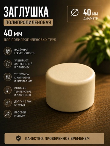 Заглушка 40мм