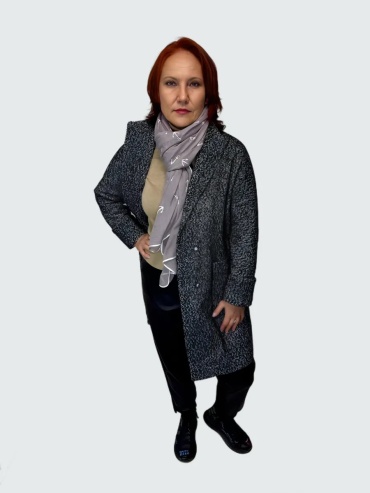 Пальто серый