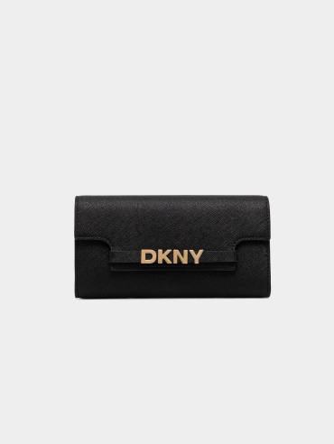 Кошелек DKNY натуральная кожа черный