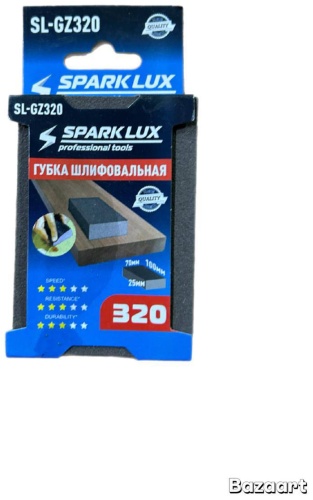 Spark Lux губка шлифовальная P320 (100х70 мм), 1 шт