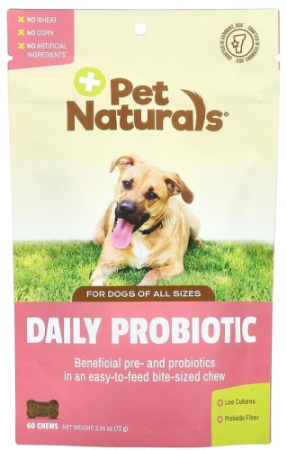 Pet Naturals Daily Probiotic Пробиотик добавка в корм для собак 60 таблеток