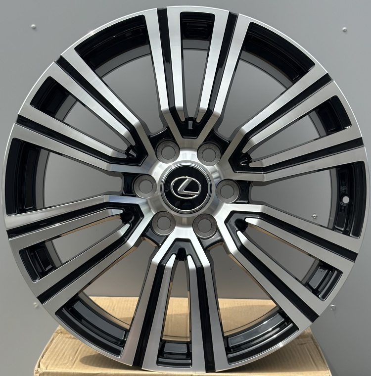 Rainbow PRADO 1754JJJ 8.5x20/6x139.7 D106.1 ET25 4 диска черный, серебристый