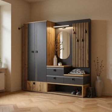 DOMA Lor-loft 5156156, серый, светло-коричневый