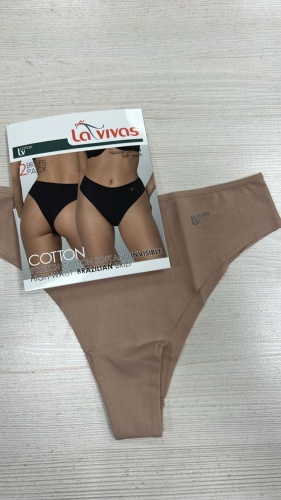 Стринги La Vivas бежевый