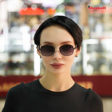 Shapkoff солнцезащитные очки овальные однотонные