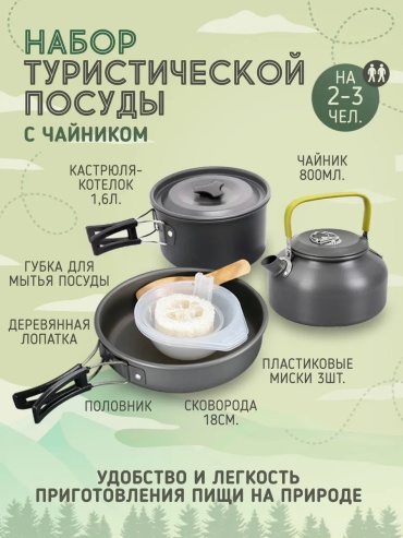 Котелок Widesea DS-308 3 шт