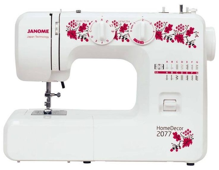Швейная машина Janome HomeDecor 2077 белый