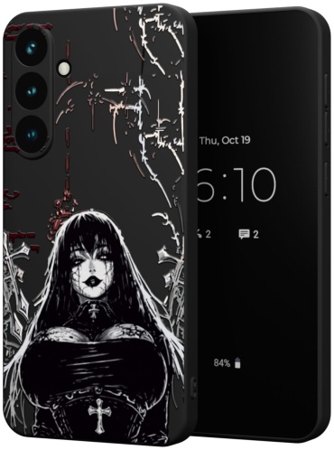 Чехол Mcover для Samsung S24 FE рисунок