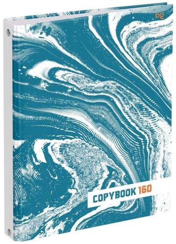 Общая тетрадь BG Fluid art, 160 л, А5, клетка, твердая обложка, 1 шт