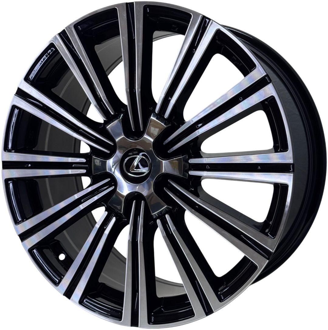 Yixing 5166 WESTWHEELSSHOP 8.5x20/6x139.7 D106.1 ET25 4 диска черный, хром