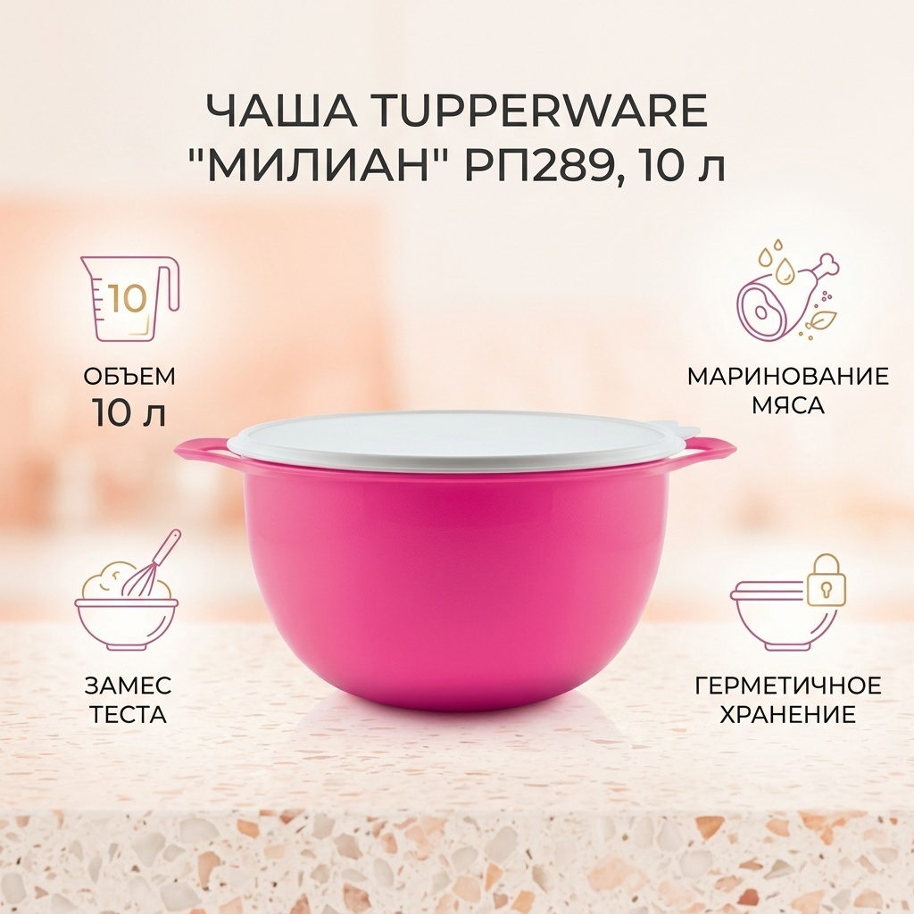 Tupperware контейнер РП289, пластик