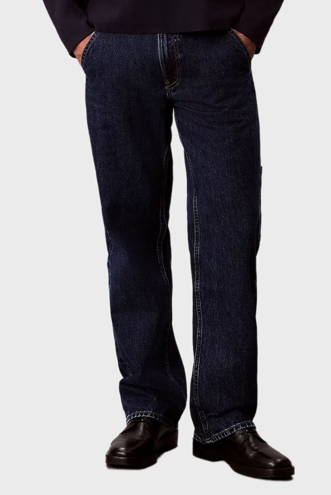 Джинсы прямые Calvin Klein Jeans синий