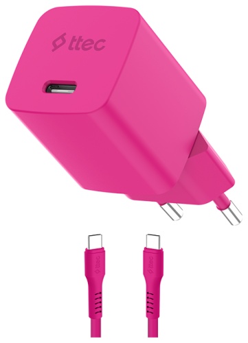 TTEC 2SCG45CNP USB Type-C 45 Вт розовый