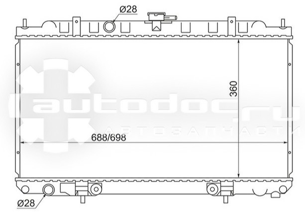 SAT радиатор основной NS000116
