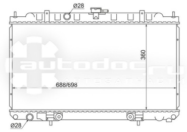 SAT радиатор основной NS000116