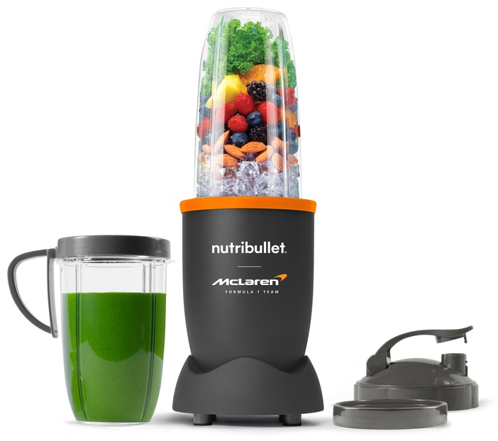Блендер стационарный NutriBullet NB907GO-MC черный, оранжевый