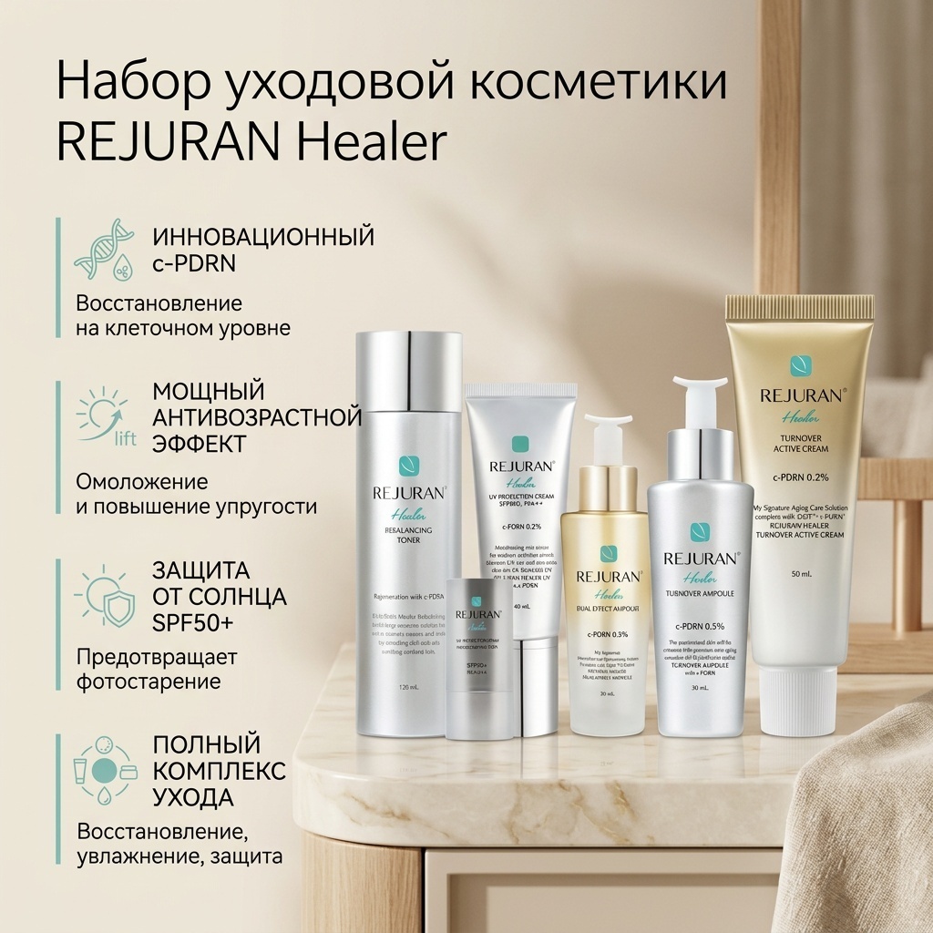 REJURAN Набор уходовой косметики Rejuran Set набор по уходу за лицом унисекс