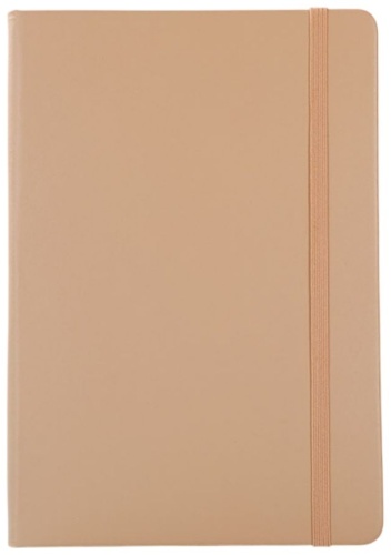 Ежедневник DreamBooks с резинкой, A5, 100 л, бежевый