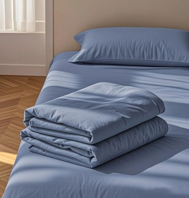 Простыня UYA HOME Blue 220x240, хлопок, поплин, ранфорс