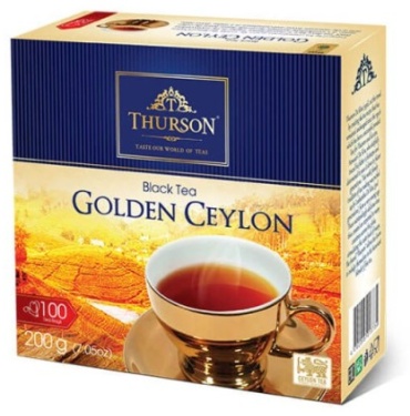 Чай Thurson Golden Ceylon черный гранулированный 100 пакетиков