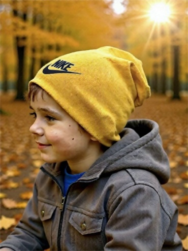 Шапка Kids collection размер 53, горчичный