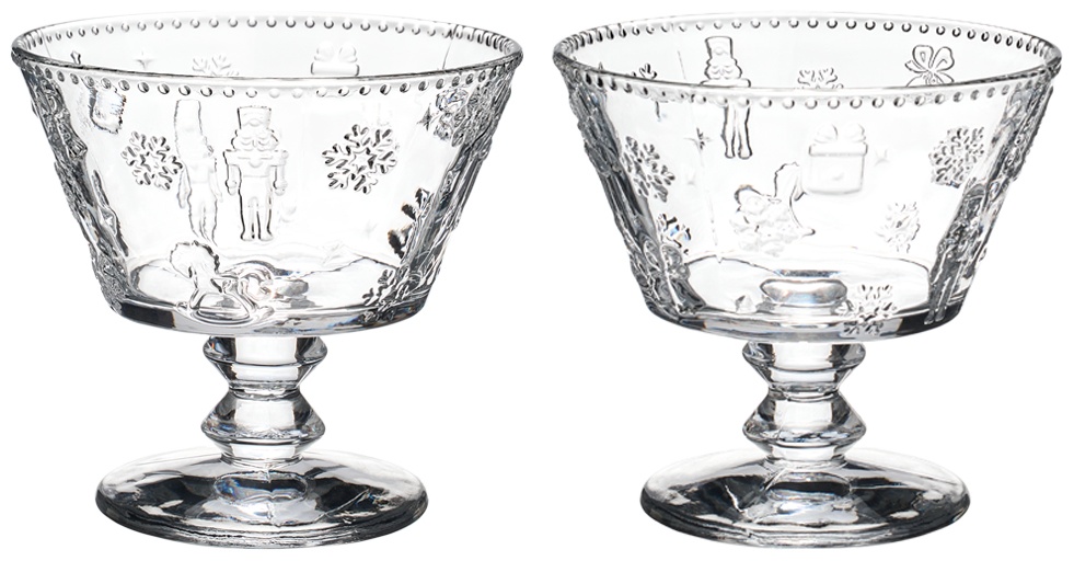 Lefard креманка "щелкунчик", 2 шт/280 мл 355-409 круглая 2 шт, стекло