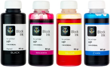 Универсальные чернила Block Ink для принтеров HP