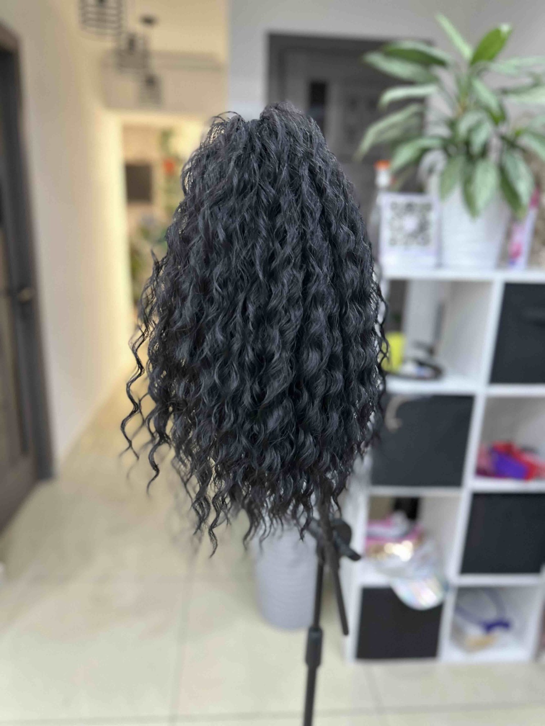 ZUKINA BRAIDS хвост на крабе черный женский