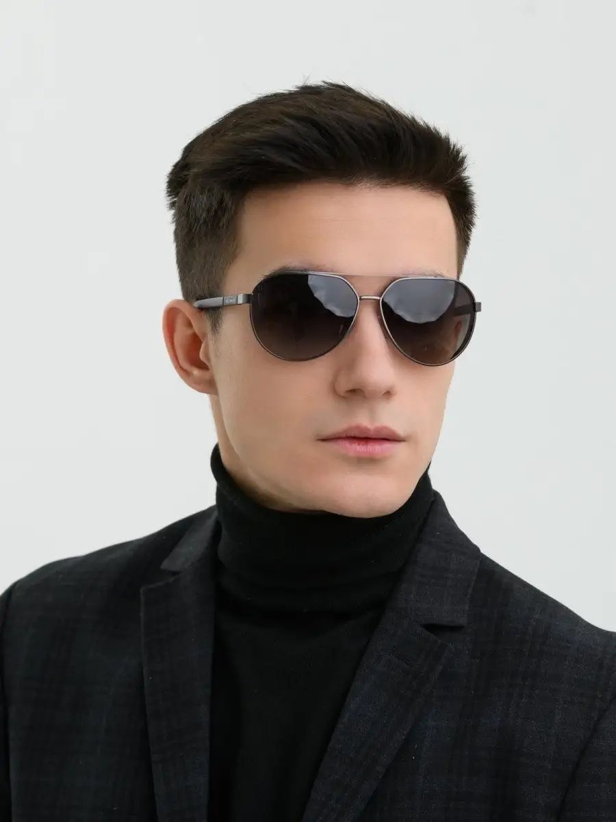 THOM RICHARD солнцезащитные очки прямоугольные антибликовые