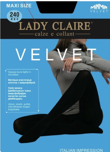 Колготки LADY CLAIRE черный