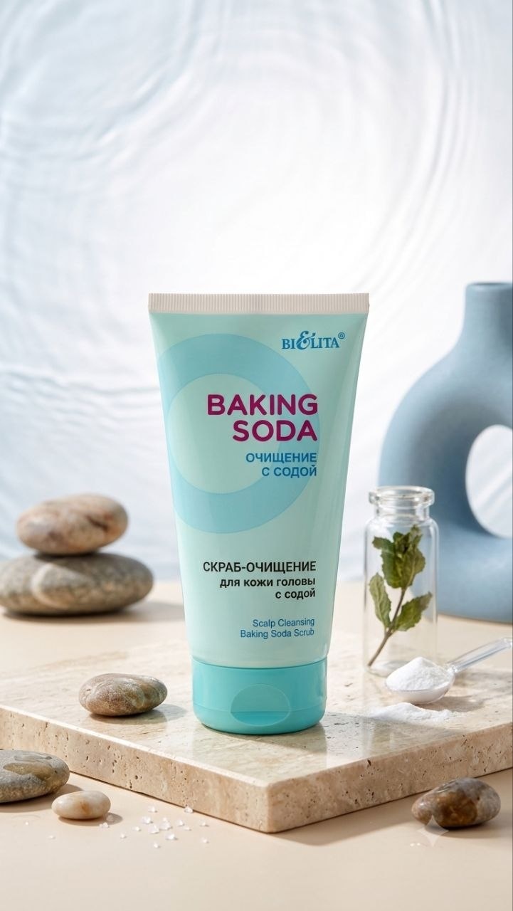 Bielita-Вiтекс Скраб-очищение для кожи головы Baking Soda скраб для кожи головы 150 мл