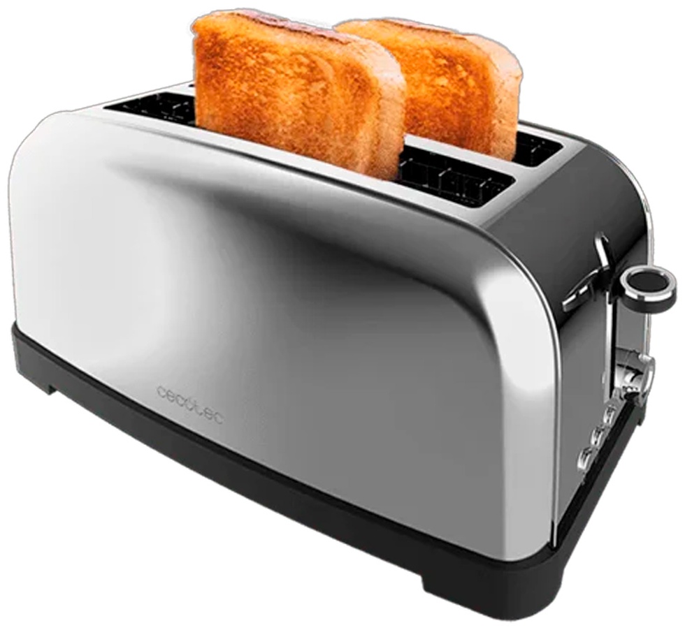 Тостер Cecotec Toastin time 1500 Inox Lite серебристый
