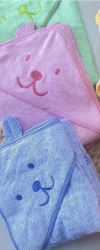 Полотенце 1st Home Linen 90x90 см, хлопок, махровая ткань, 1 шт,