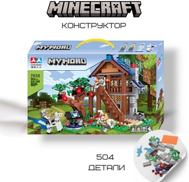 Конструктор Chaobao Minecraft 7635, деталей 504 шт